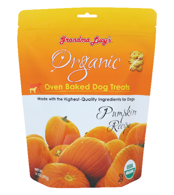 Grandma Lucy’s Organic Oven Baked Pumpkin Dog Treats (397g)