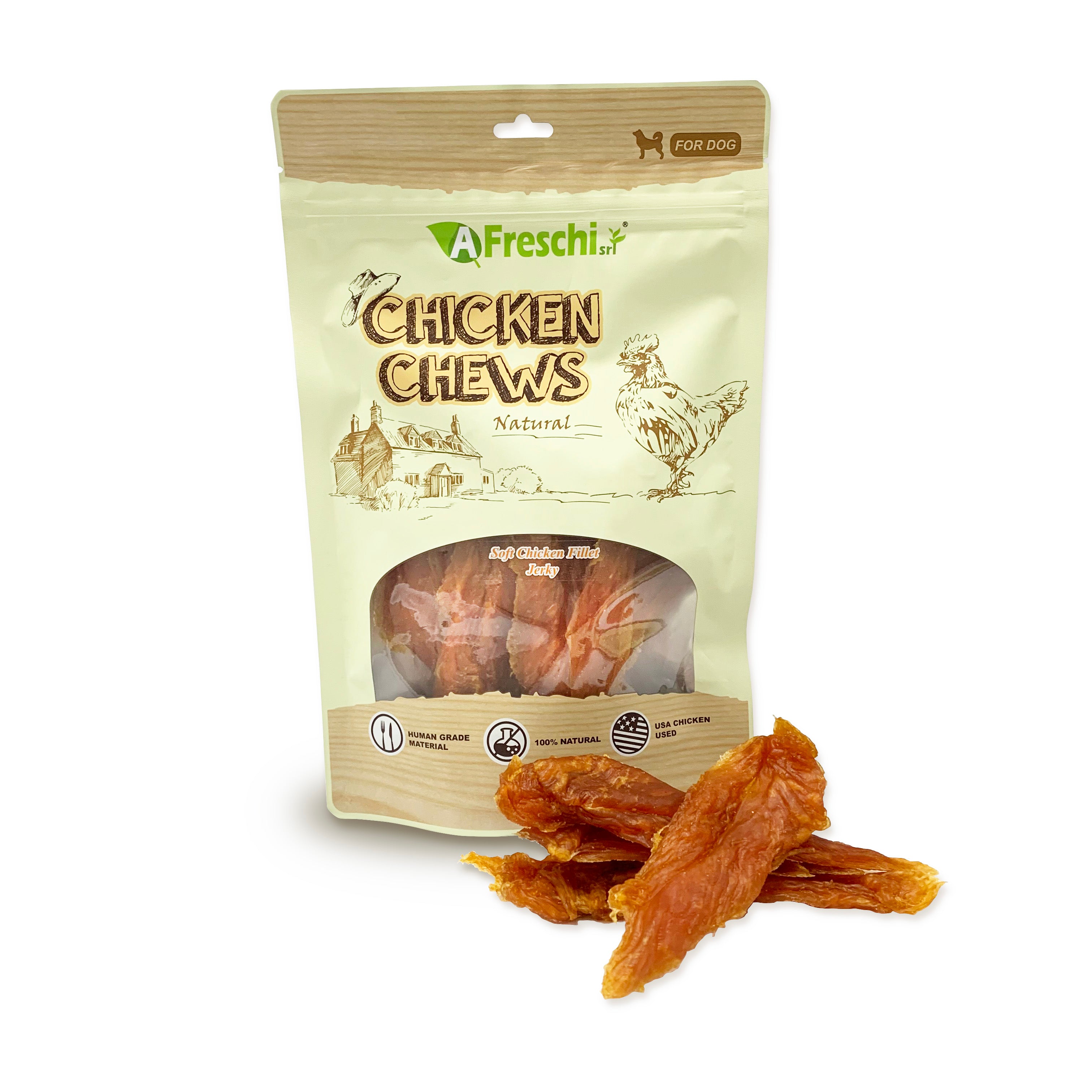 AFreschi Soft Chicken Fillet Jerky (130g)