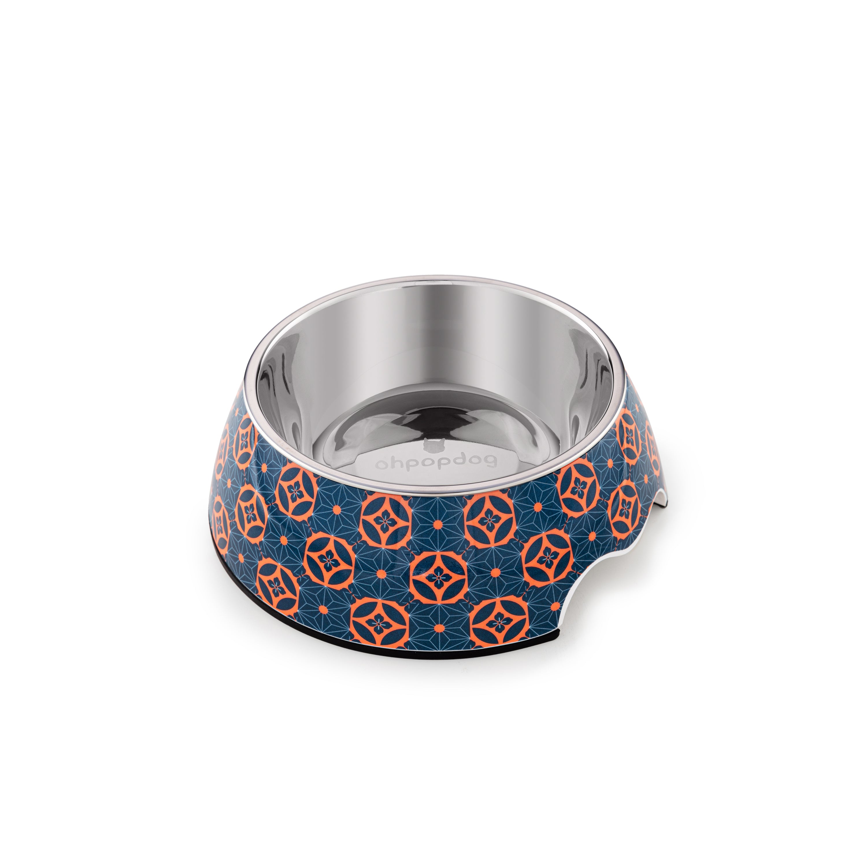 Ohpopdog Non-slip Bowl - Heritage Baba Navy