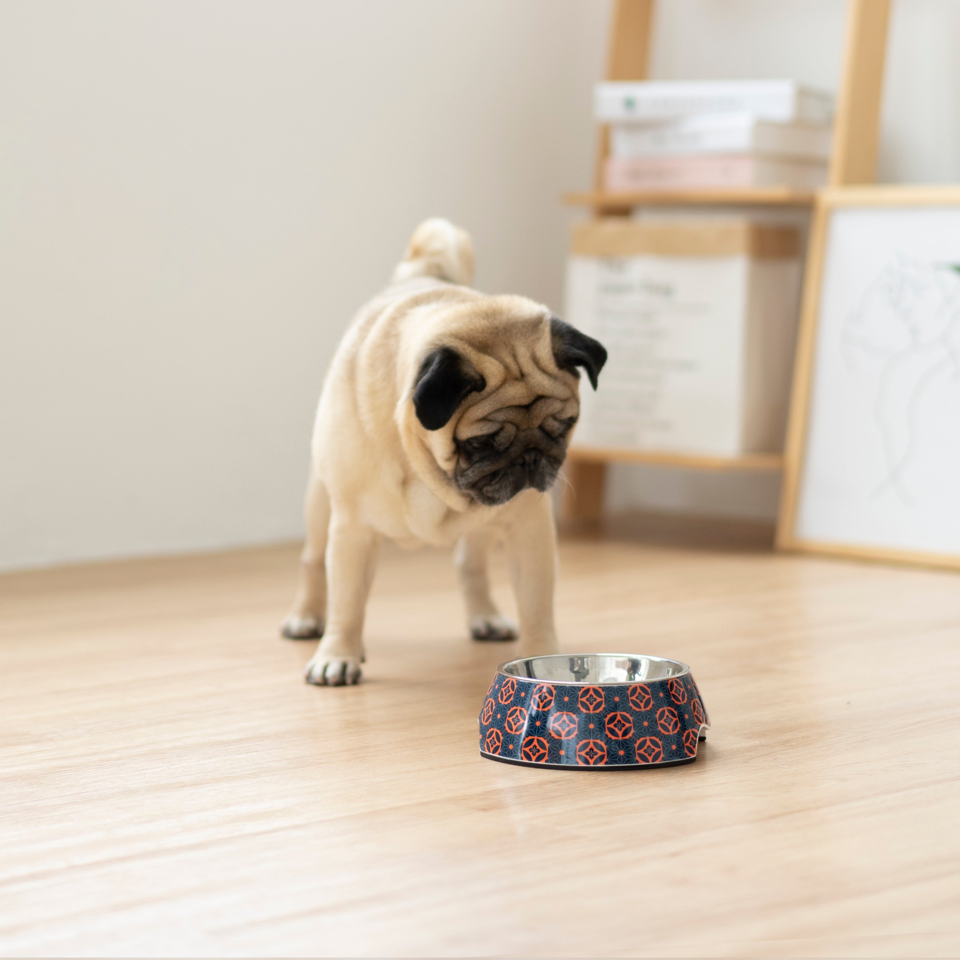 Ohpopdog Non-slip Bowl - Heritage Baba Navy