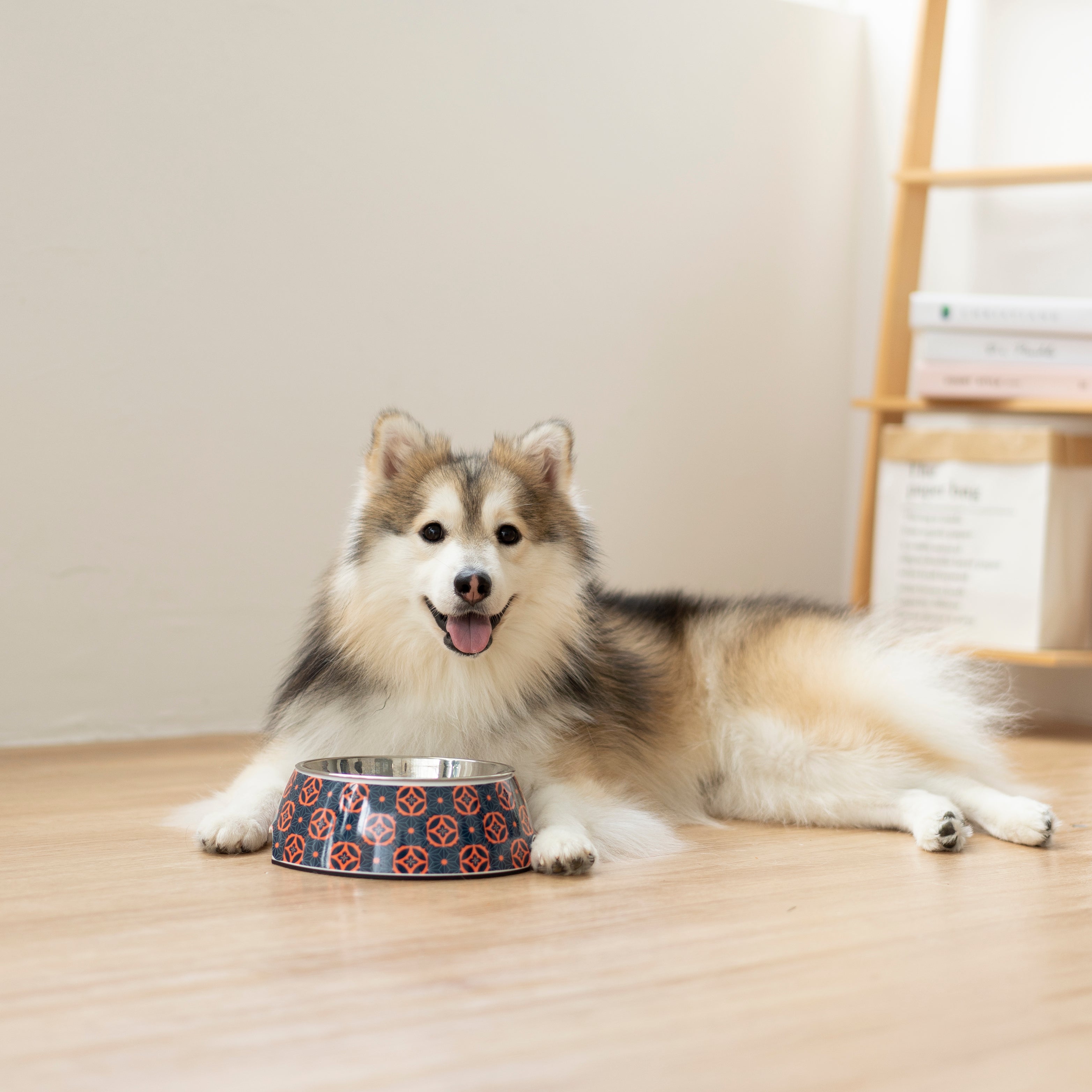 Ohpopdog Non-slip Bowl - Heritage Baba Navy