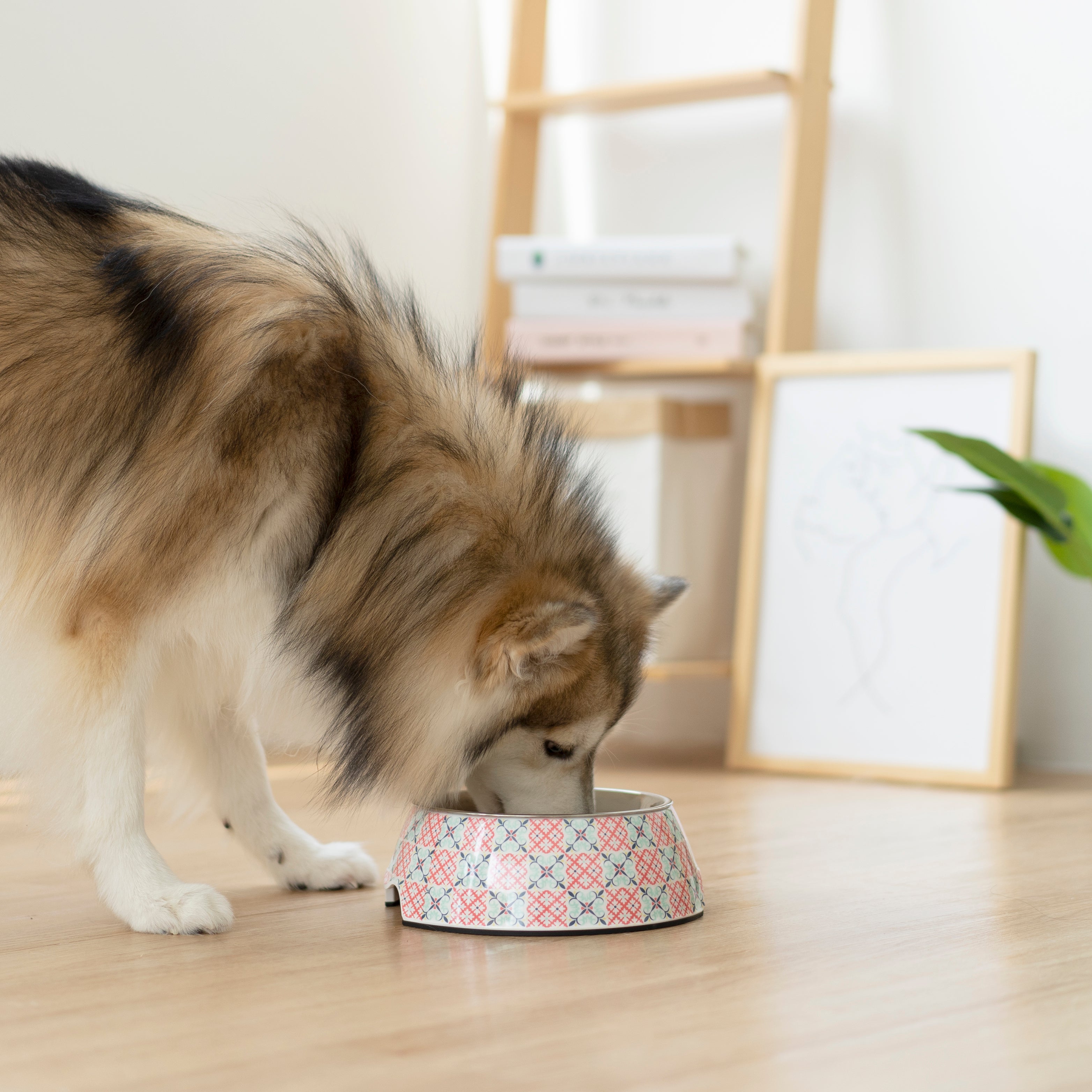 Ohpopdog Non-slip Bowl - Heritage Bibik Pink