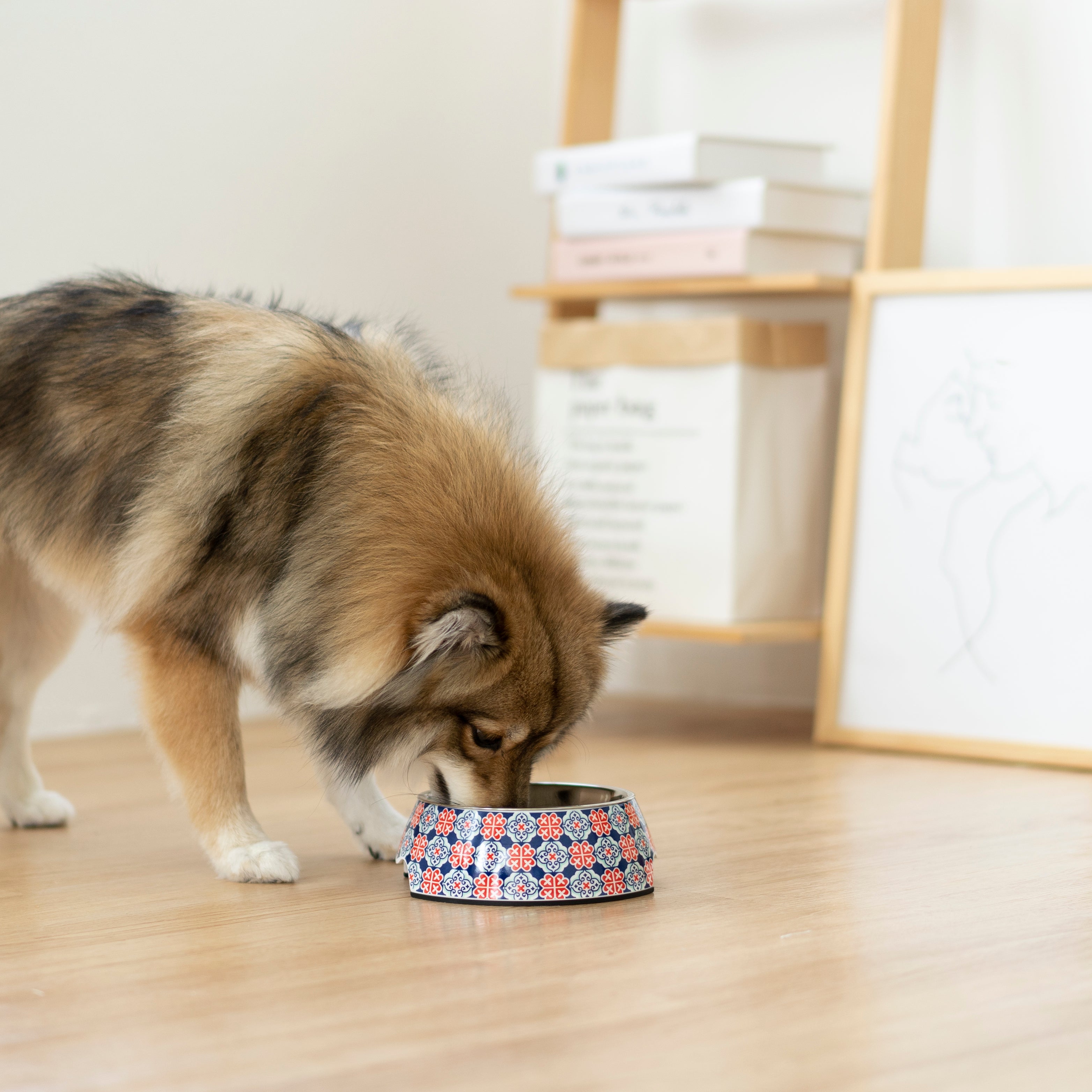 Ohpopdog Non-slip Bowl - Heritage Royal Blue