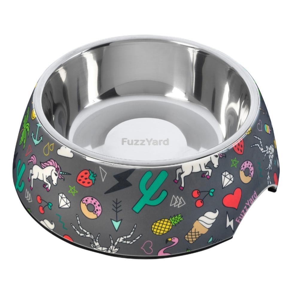 FuzzYard Coachella Melamine Dog Feeding Bowl