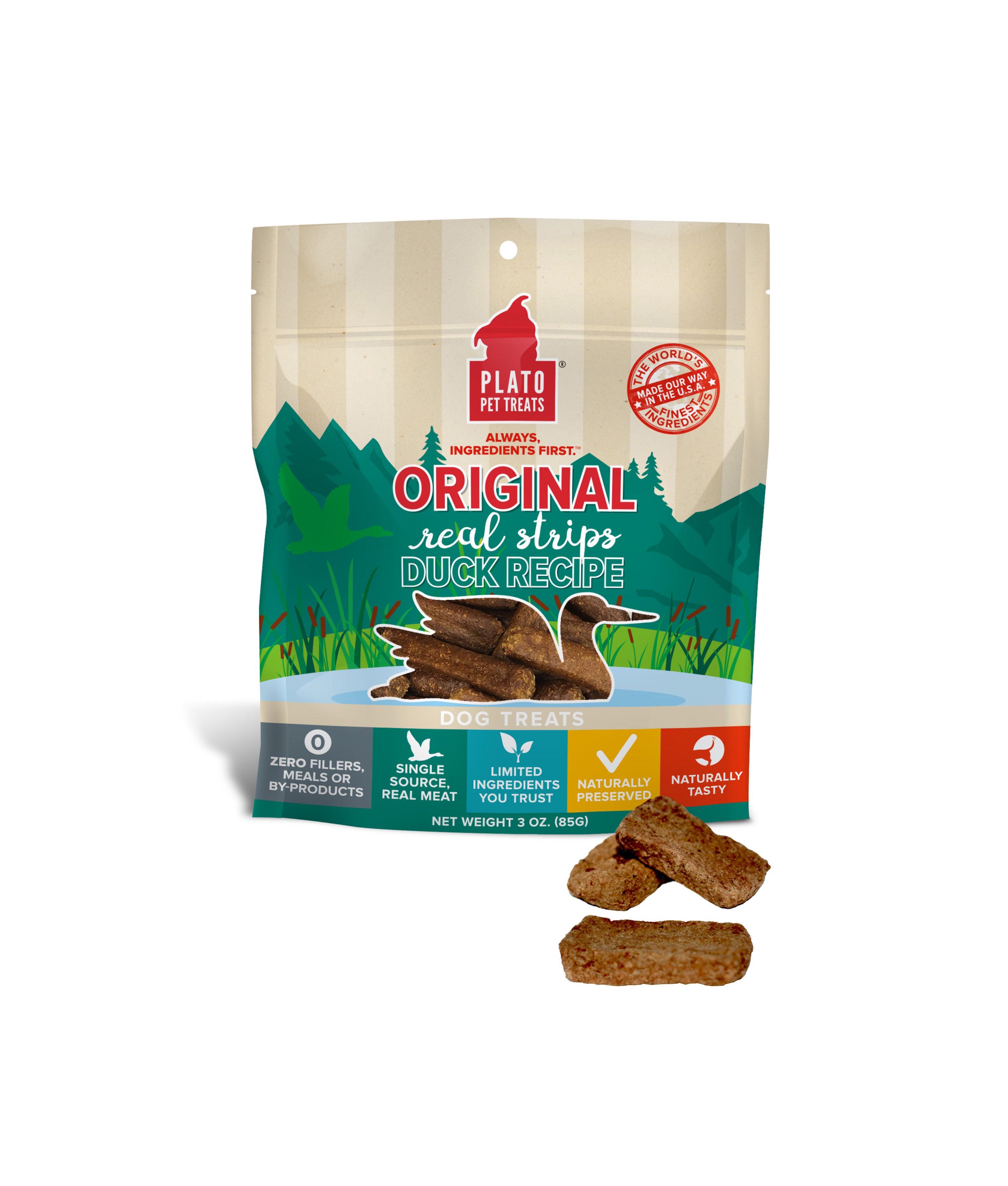 Plato Original Strips Duck Recipe (85g)