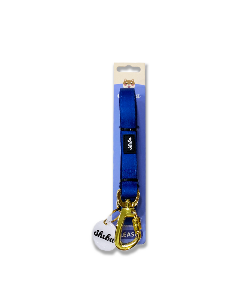 Shiba Dog Leash - Cobalt