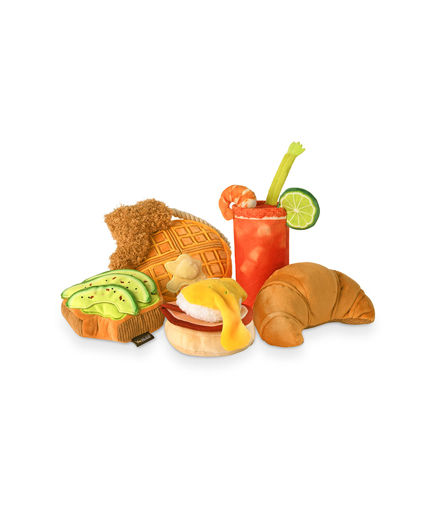 P.L.A.Y Barking Brunch Plush Dog Toys