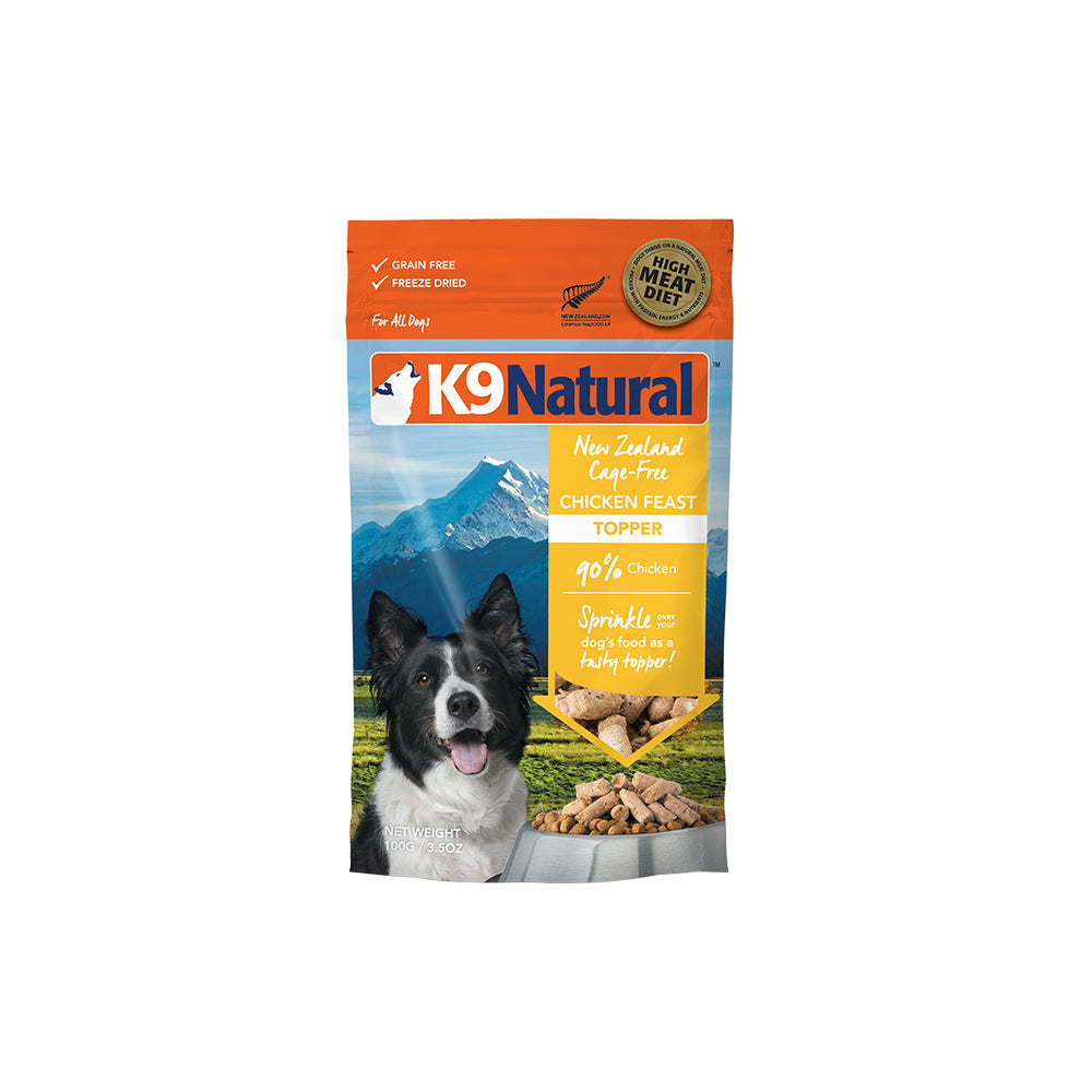 K9 Natural Freeze Dried Chicken Feast Topper (100g)
