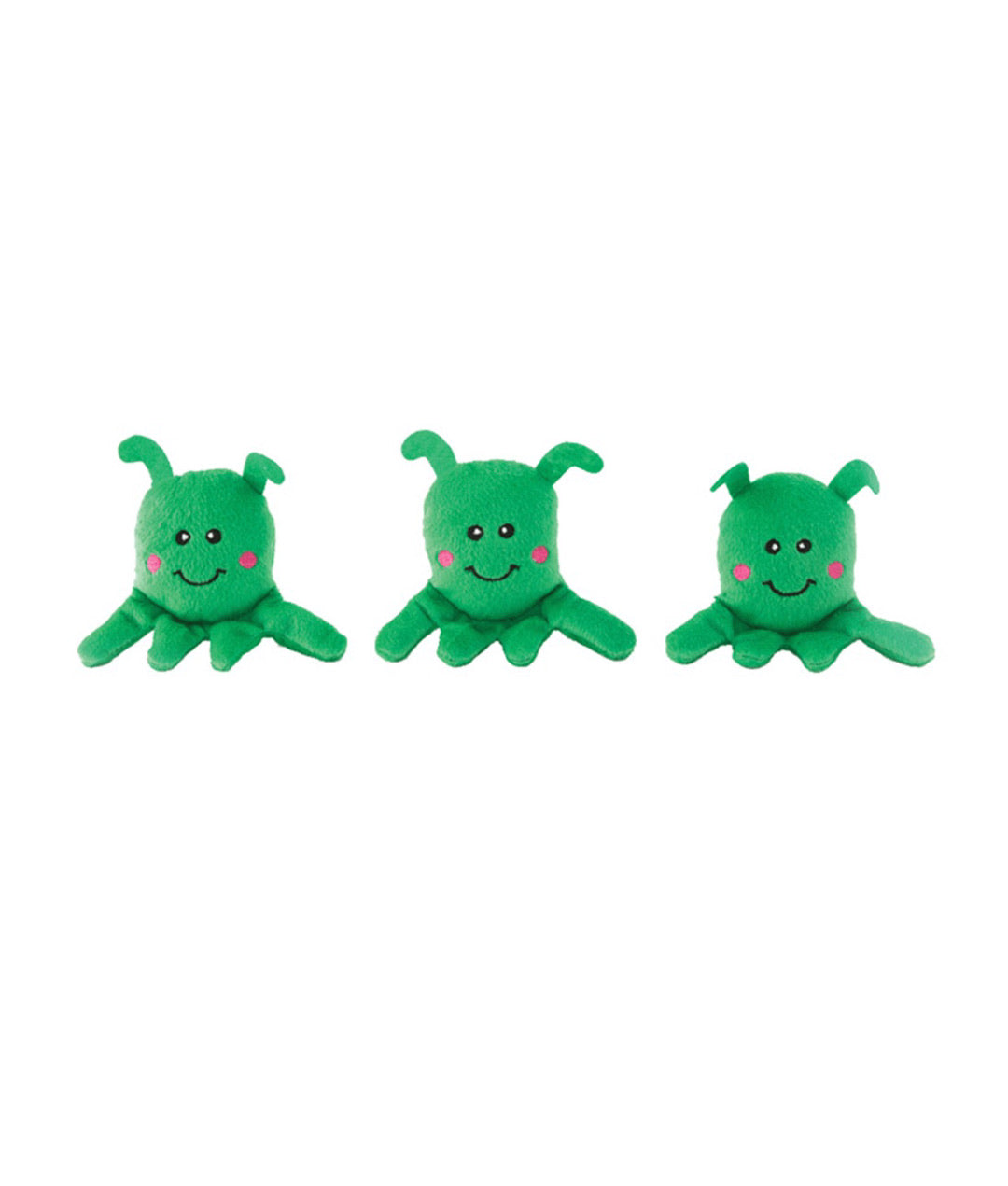 Zippypaws Burrow - Aliens in UFO Dog Plush Toy