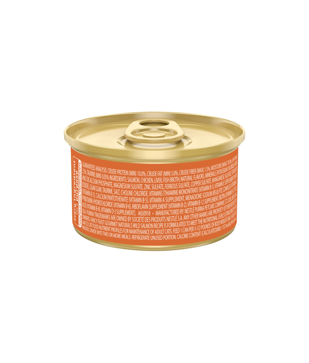 Fancy Feast Gourmet Naturals Wild Alaskan Salmon Receip Paté (85g)