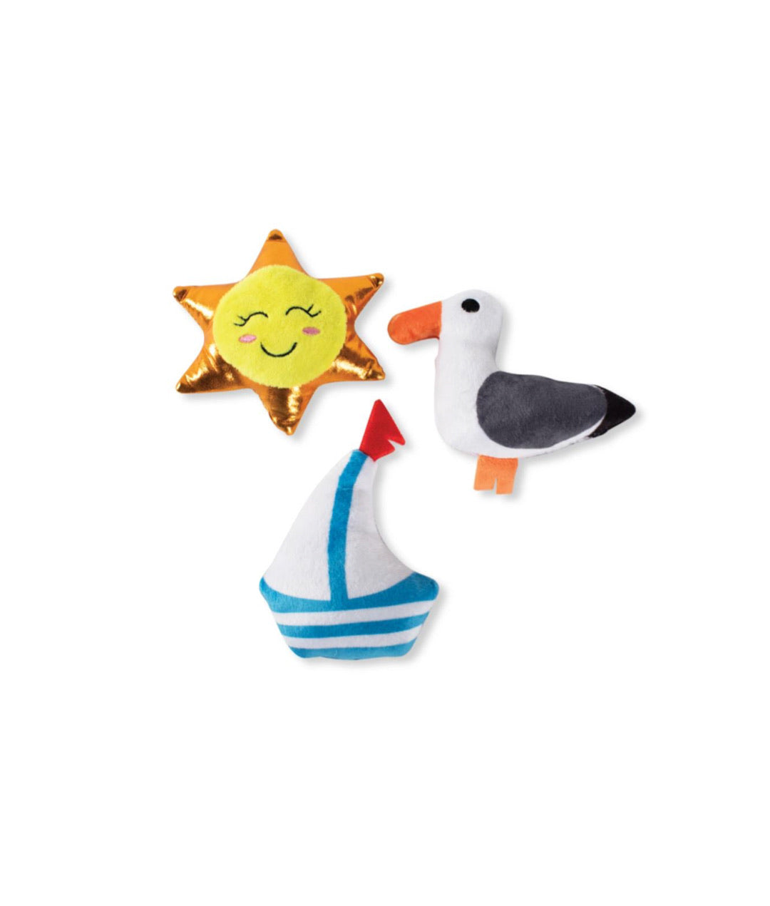Fringe Studio Toy Box Mini Beachin It Squeaky Plush Toy