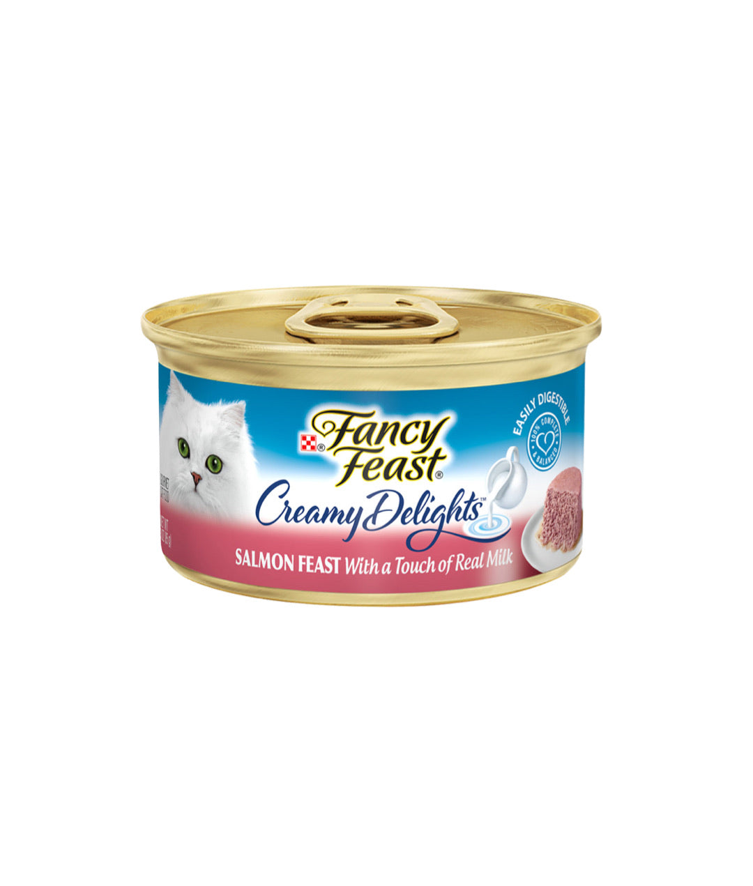 Fancy Feast Creamy Delights Salmon Feast With a Touch of Real Milk (85g)