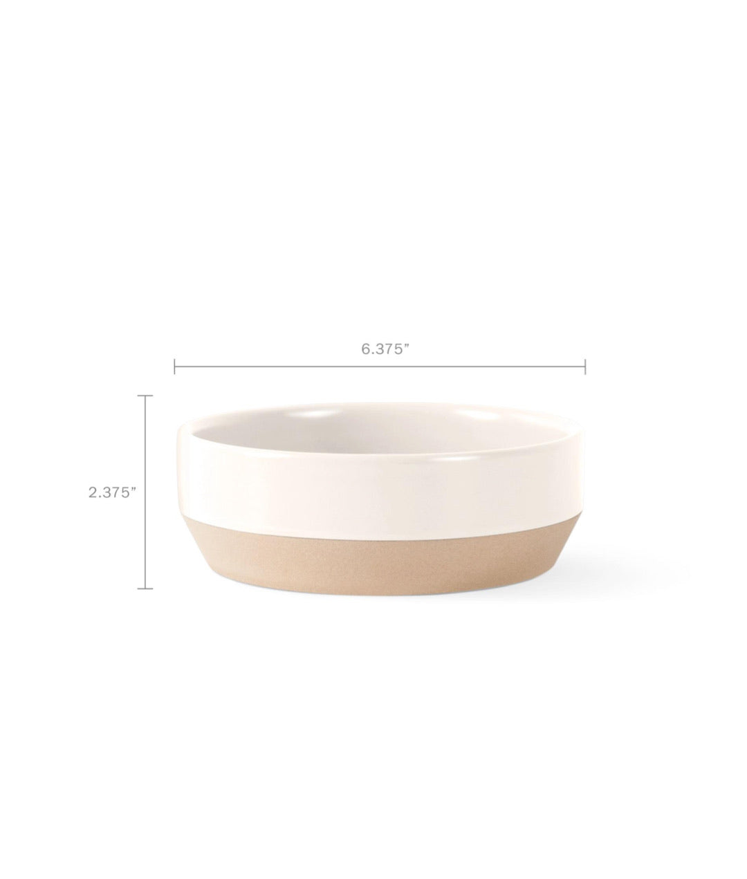 Fringe Studio Nosey Dog Spot Stonewear Food Bowl