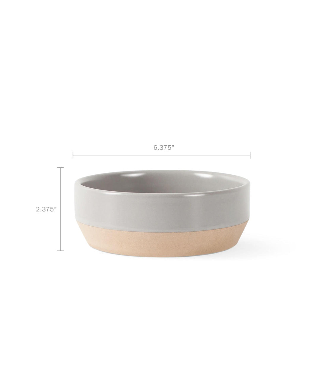 Fringe Studio Nosey Dog Woof Stonewear Food Bowl