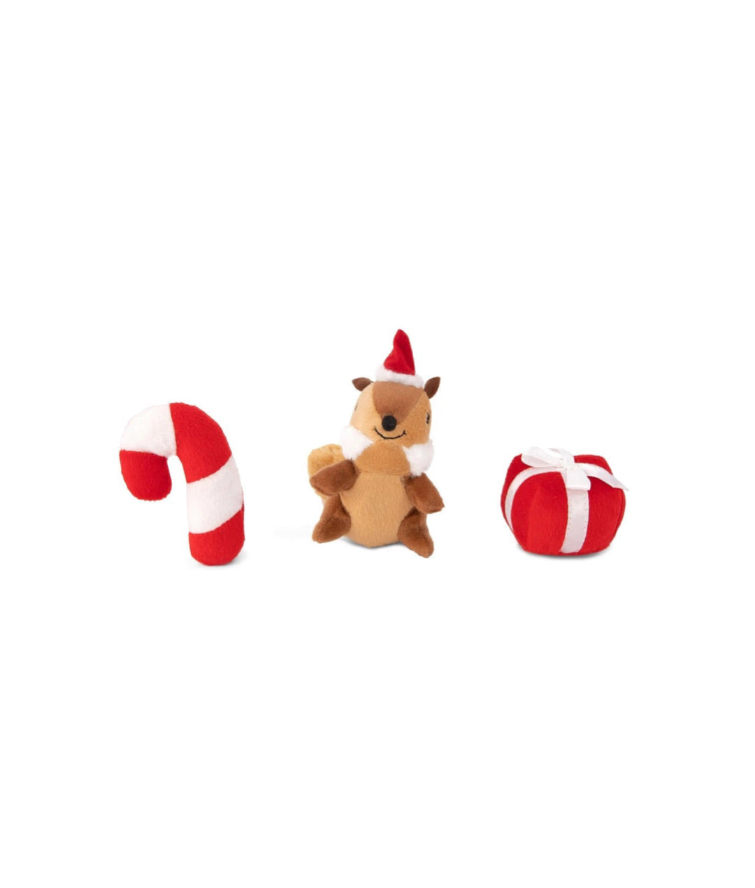 Zippypaws Holiday Miniz Festive Friend 3-pack