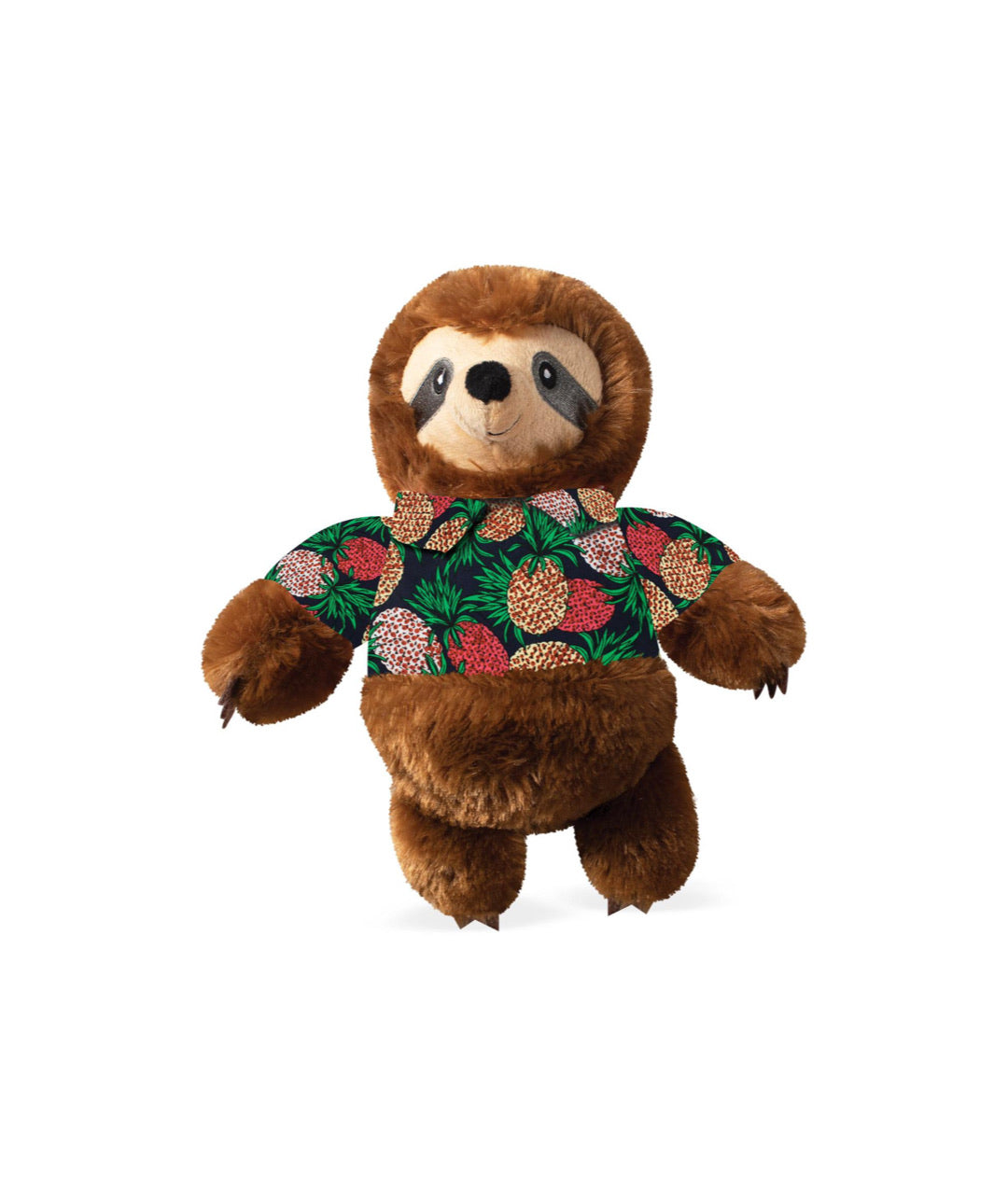 Fringe Studio Toy Box Vacay Vibes Sloth Squeaky Plush Toy