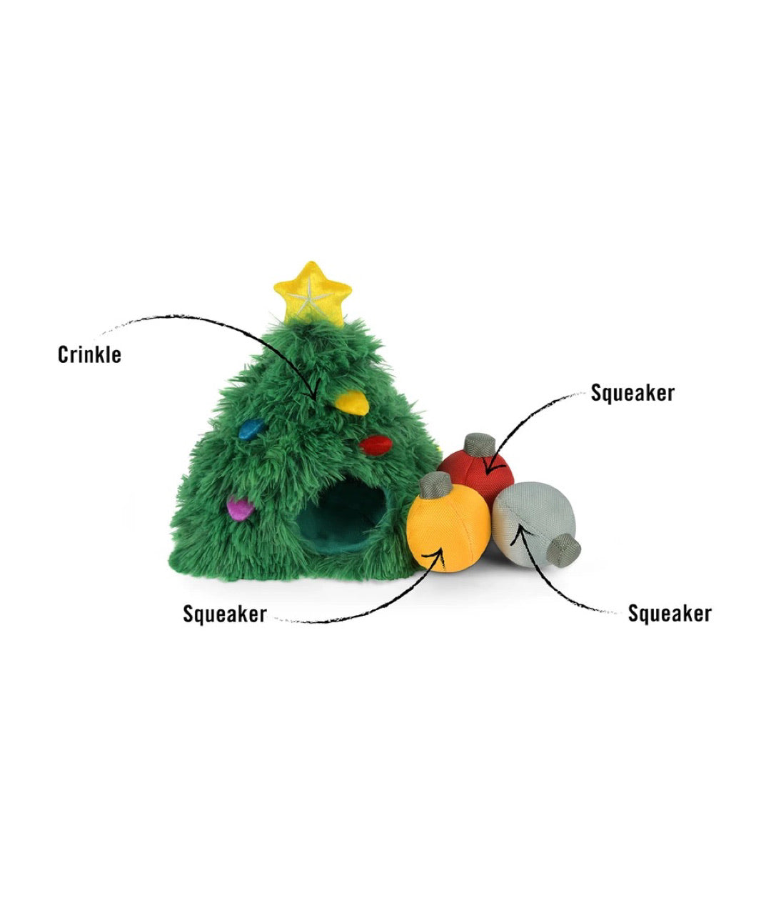 P.L.A.Y Merry Woofmas Dog Plush Toy