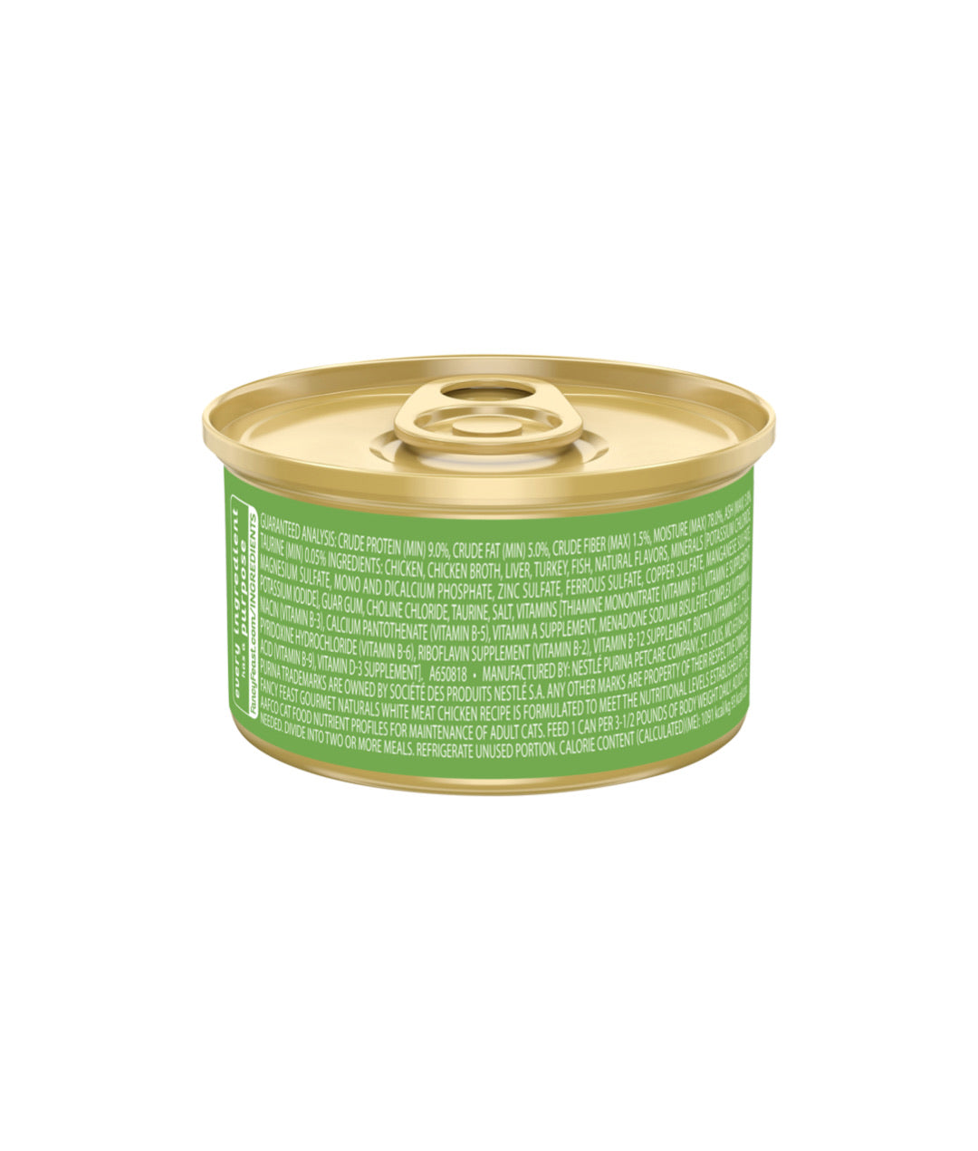 Fancy Feast Gourmet Naturals White Meat Chicken Recipe Paté (85g)
