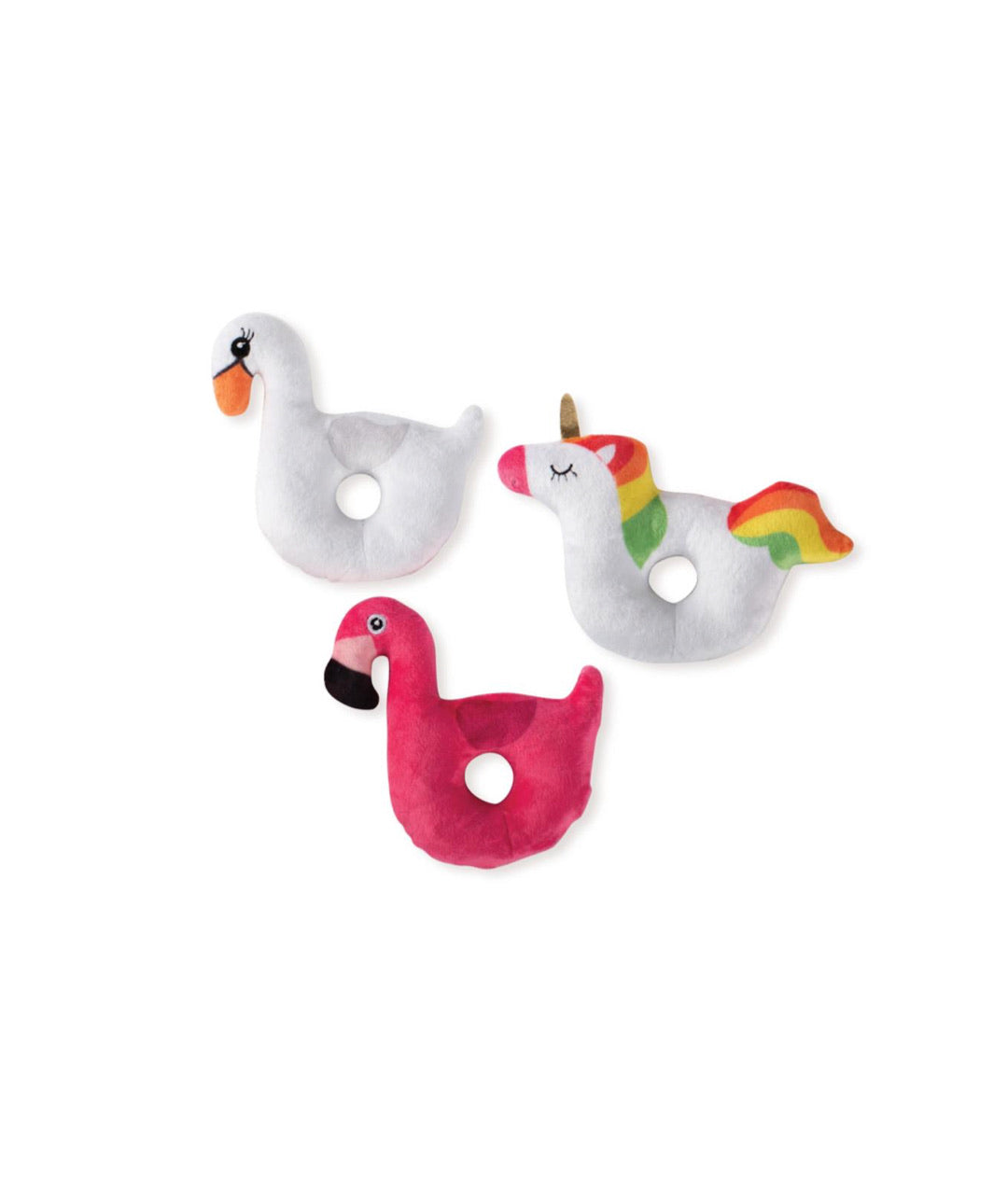Fringe Studio Toy Box Mini Floaty Time Squeaky Plush Toy