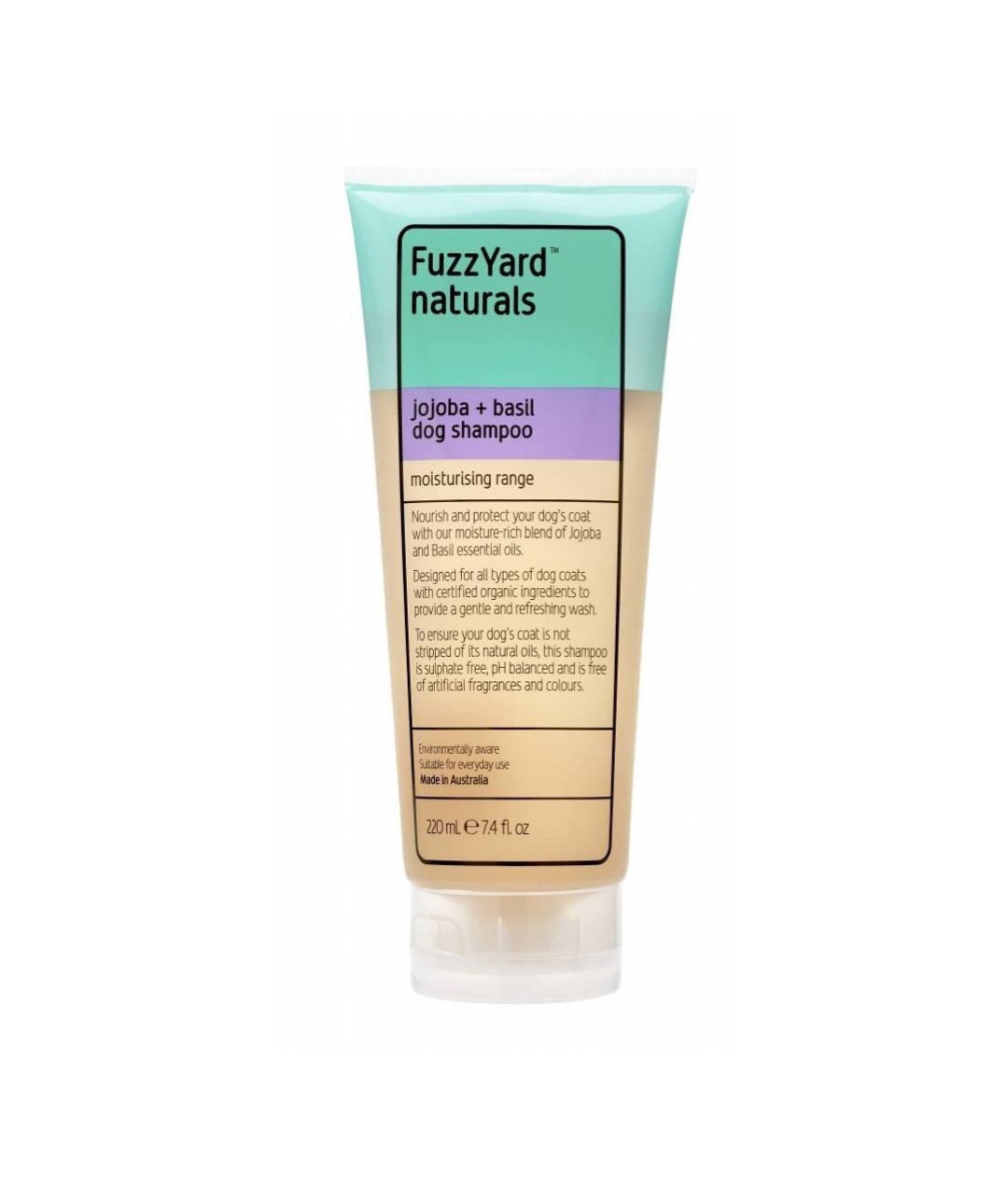 FuzzYard Naturals Jojoba & Basil Dog Shampoo (220ml)