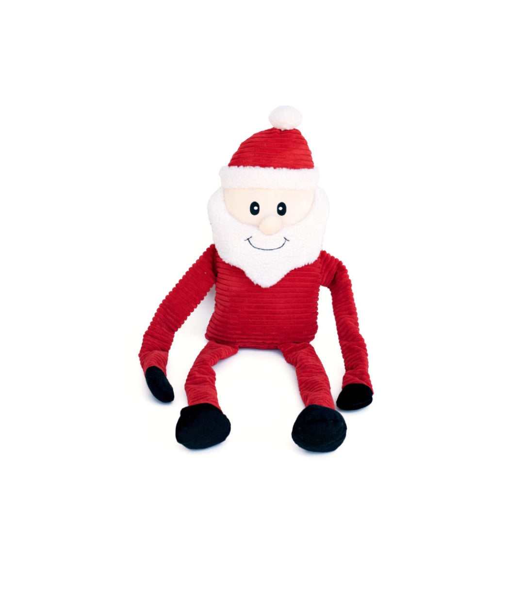 Zippypaws Holiday Crinkle - Santa Small