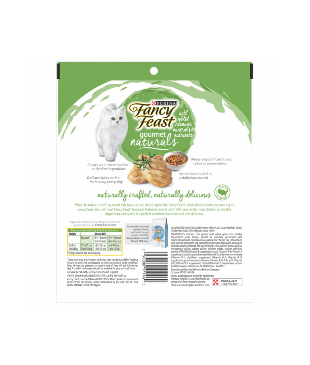 Fancy Feast Gourmet Naturals with White Meat Chicken (454g)