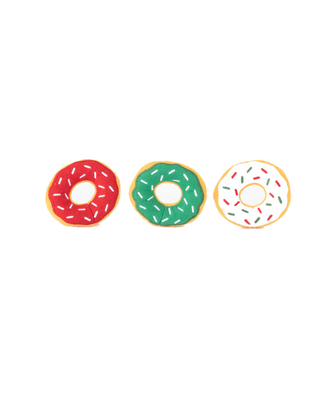 Zippypaws Holiday Miniz Donutz 3-pack