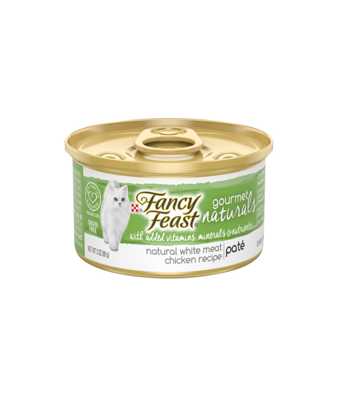 Fancy Feast Gourmet Naturals White Meat Chicken Recipe Paté (85g)
