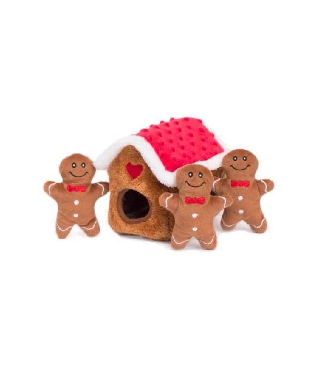 Zippypaws Holiday Burrow - Gingerbread House