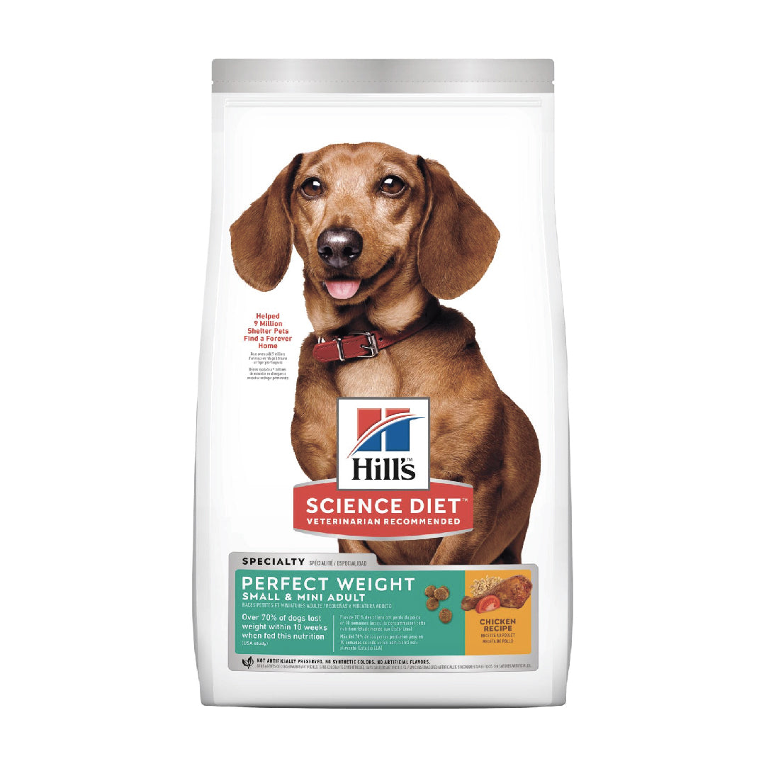 Hill's Science Diet Adult Perfect Weight Small & Mini Chicken Dry Dog Food (1.8kg)