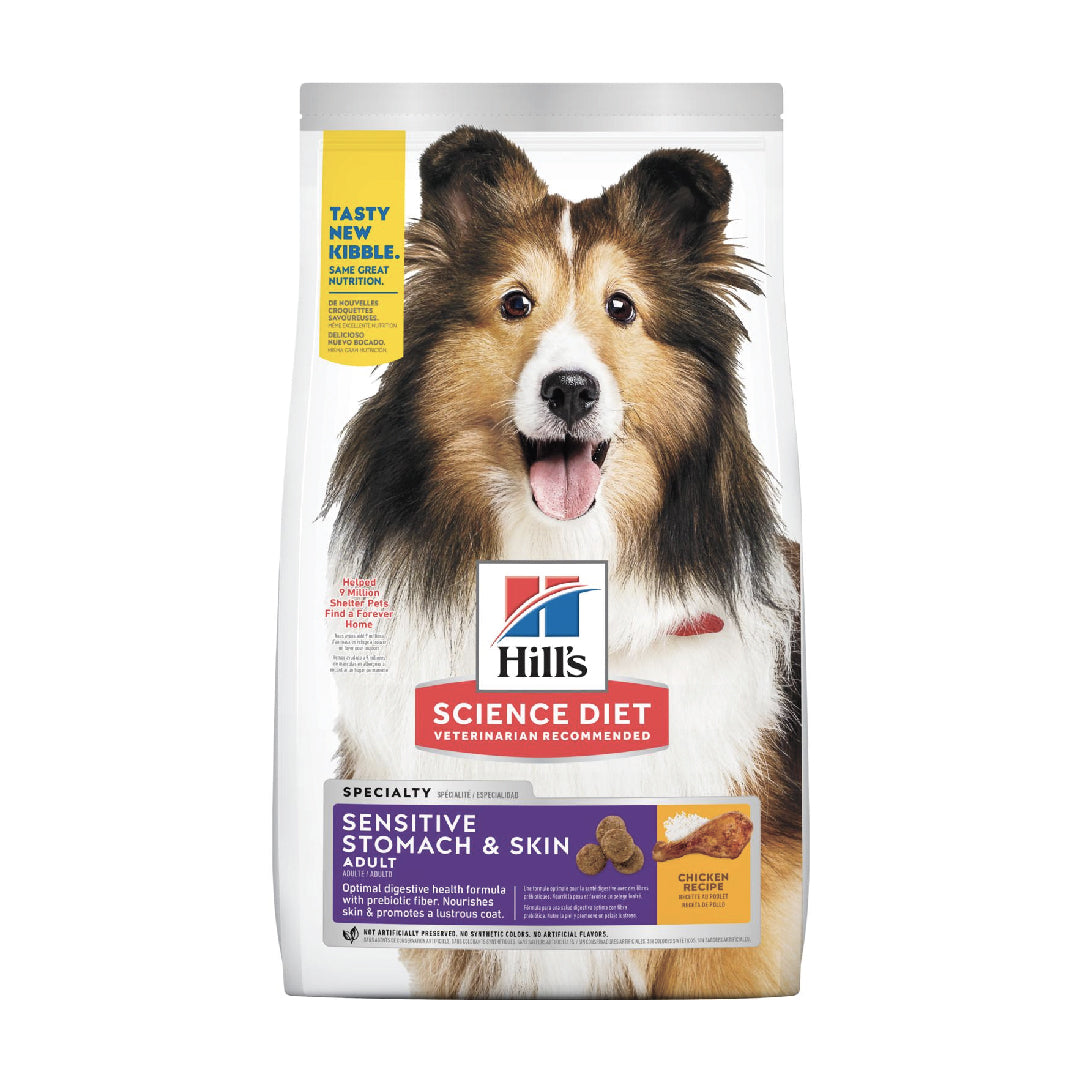 Hill's Science Diet Adult Sensitive Stomach & Skin Chicken Dry Dog Food (13.6kg)