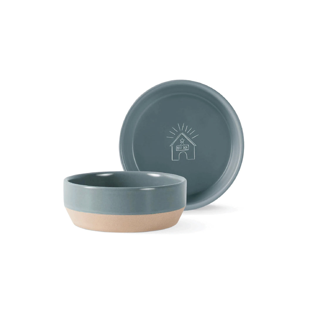 Fringe Studio Dog House Stonewear Food Bowl