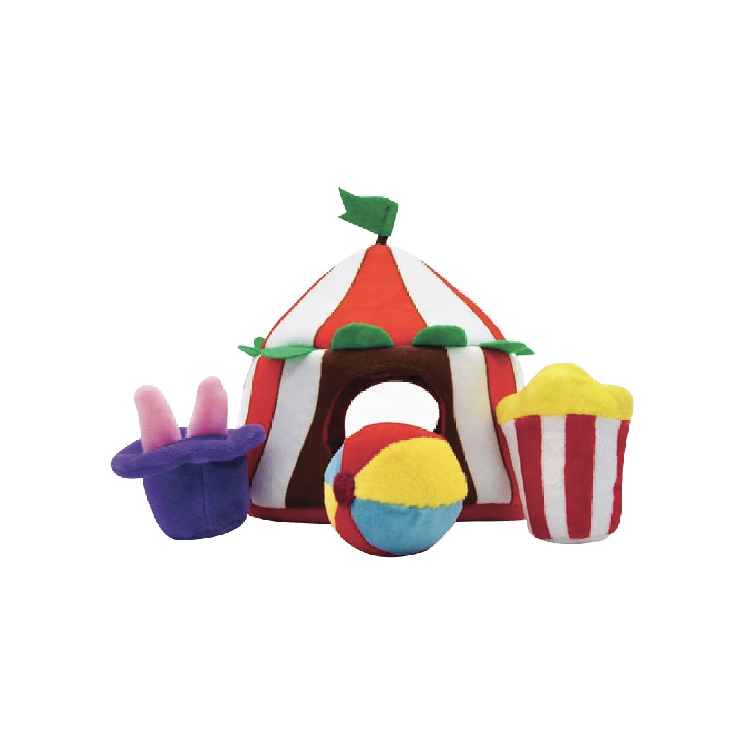 HugSmart - Happy Circus Burrow Dog Toy