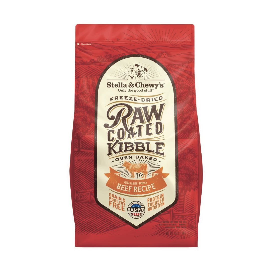 Stella & Chewy's Freeze-Dried Raw Coated Kibble Beef Dry Dog Food