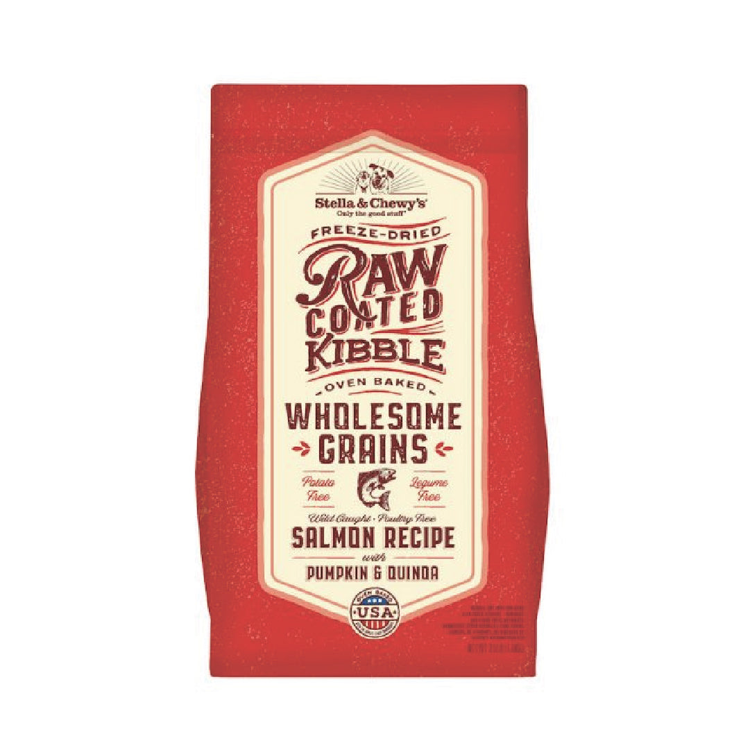 Stella & Chewy Freeze Dried Raw Coated Wholesome Grains Salmon with Pumpkin & Quinoa