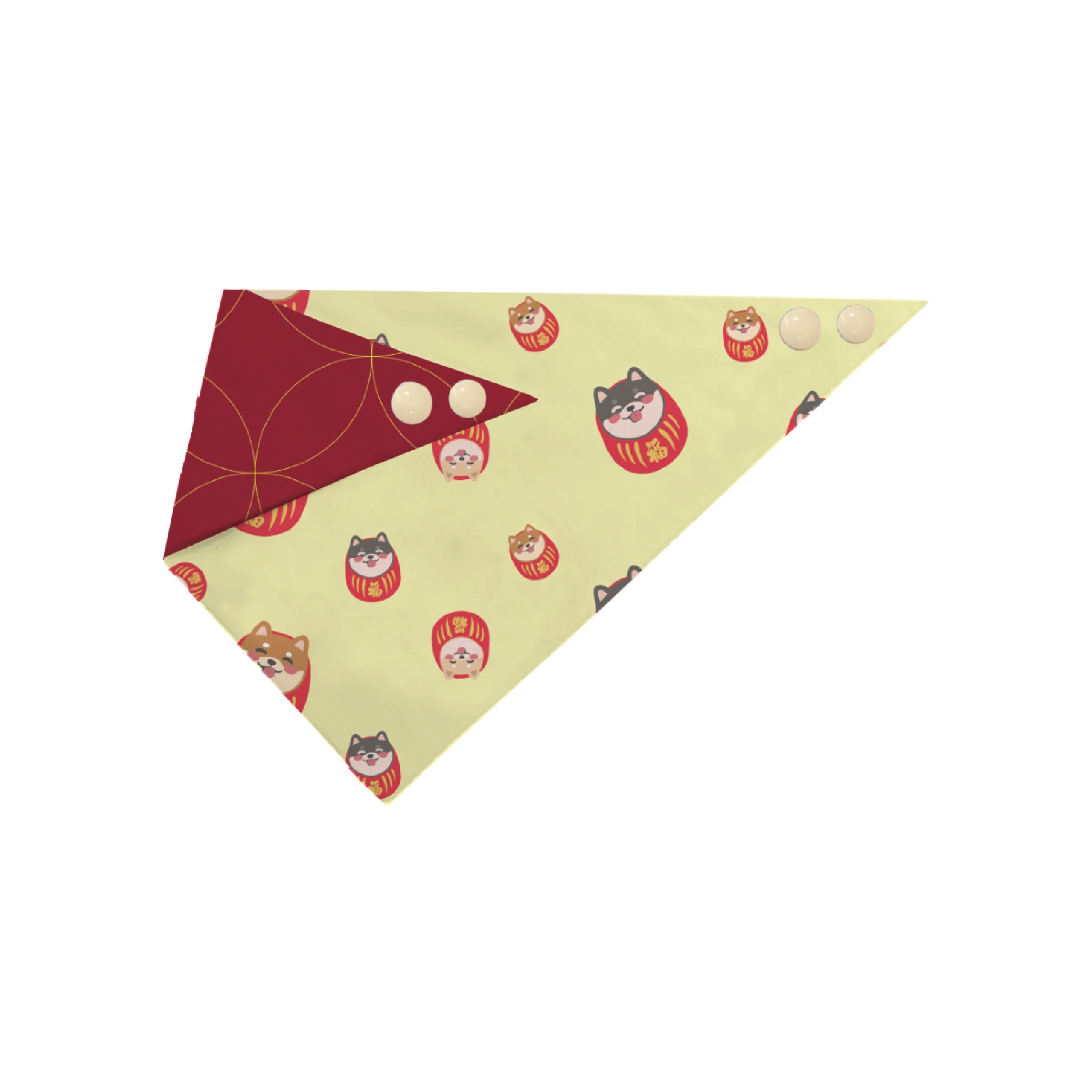 Shiba Dog Bandana - Shiba Daruma