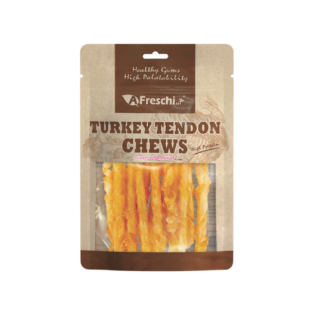 AFreschi Turkey Tendon Coil Dog Treat