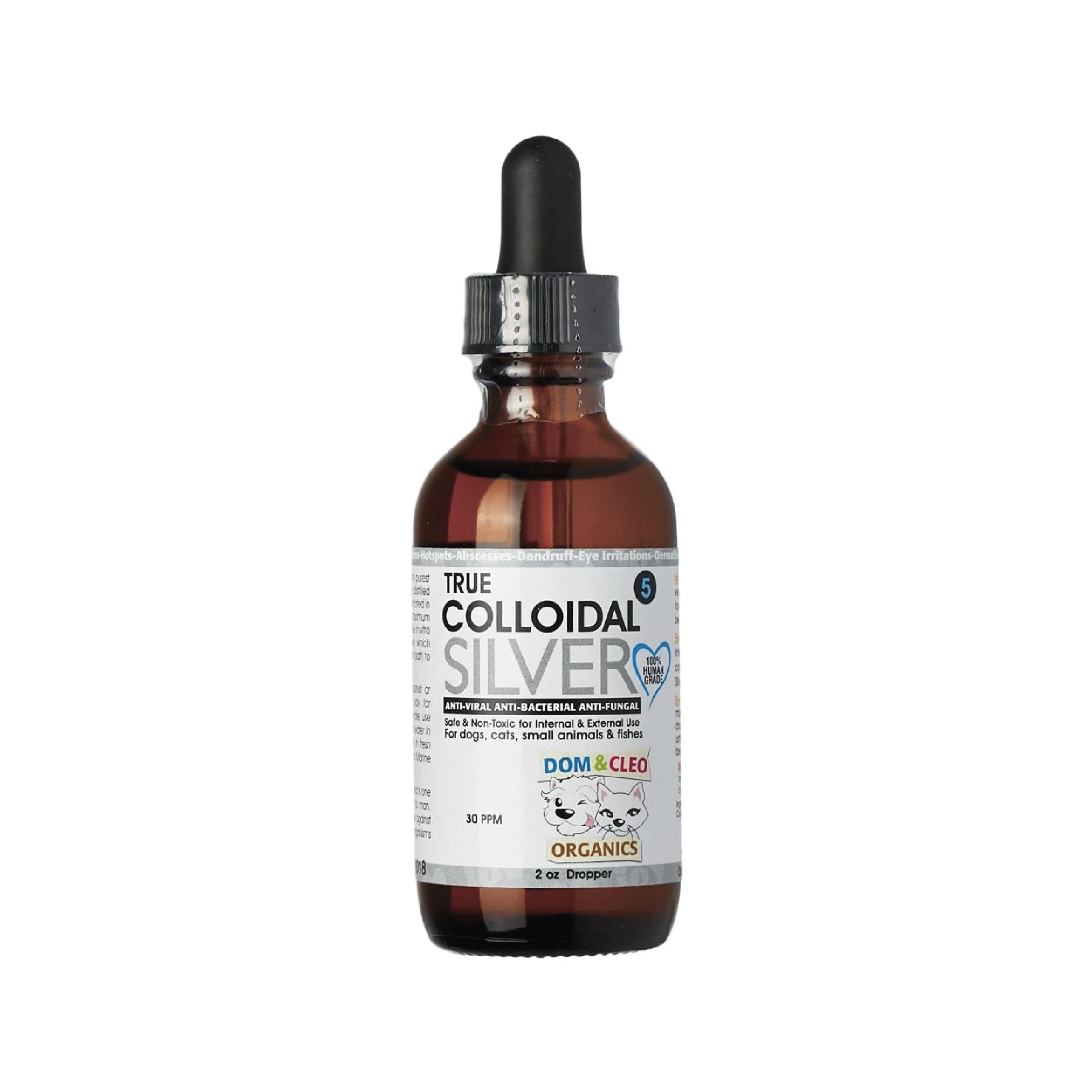 Dom & Cleo Colloidal Silver Dropper (2oz)