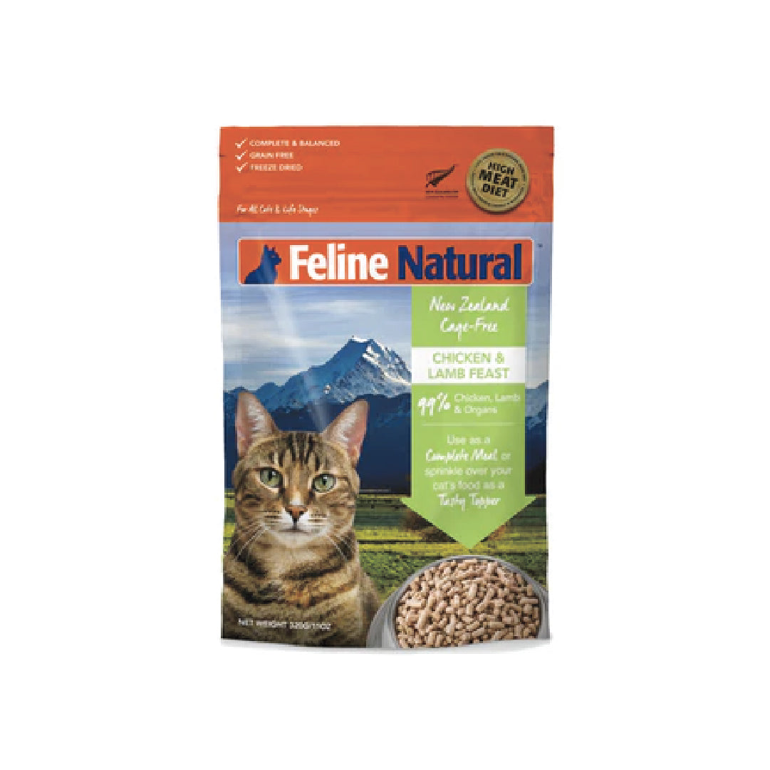 Feline Natural Freeze Dried Chicken & Lamb Cat Food