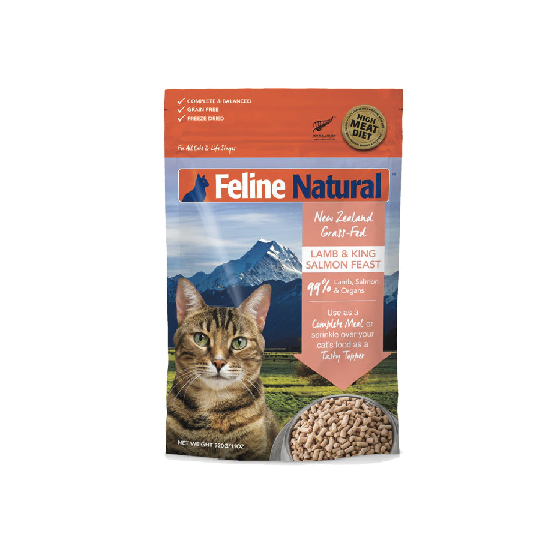 Feline Natural Freeze Dried Lamb & Salmon Cat Food
