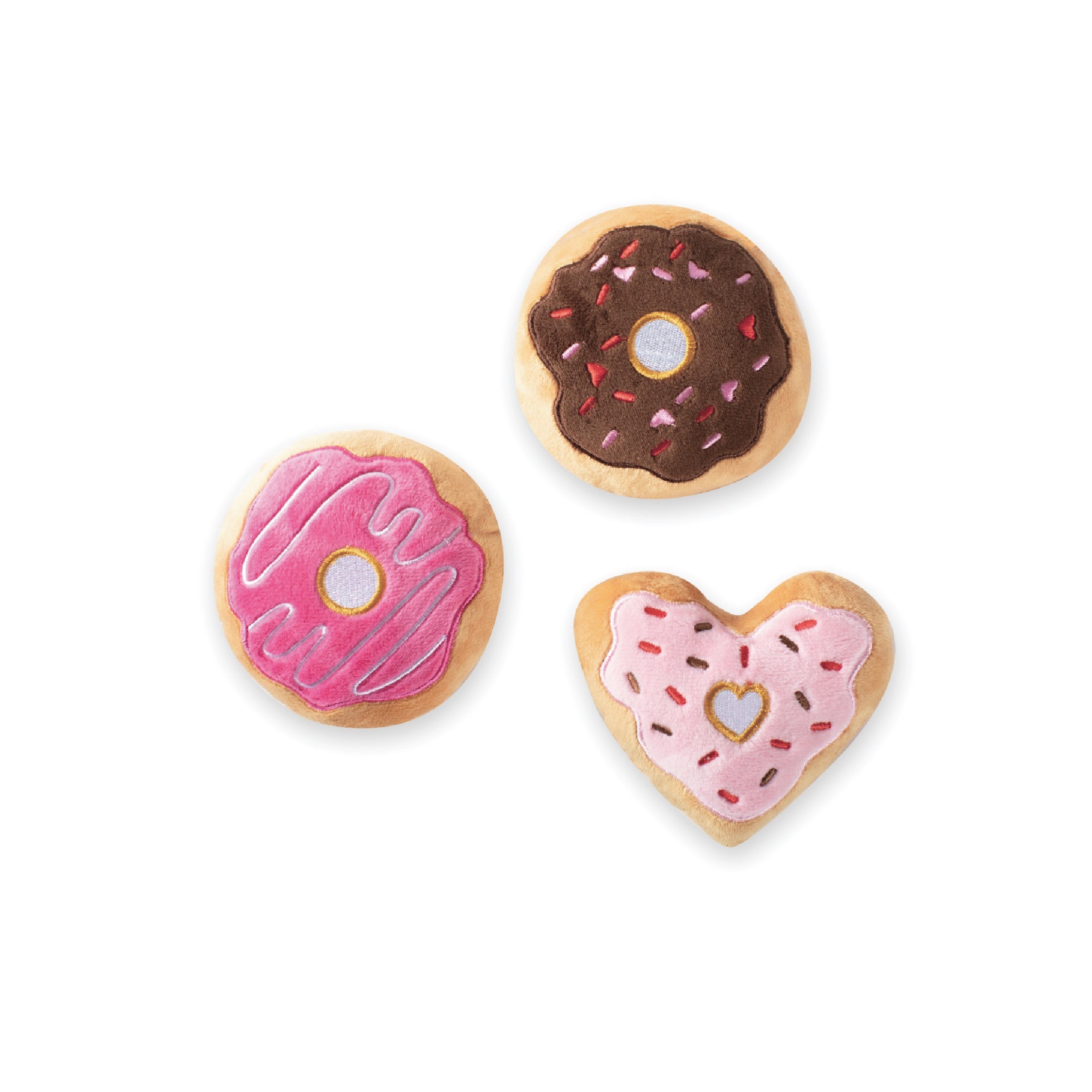 Fringe Studio Donut You Know I Love You Plush Dog Toy