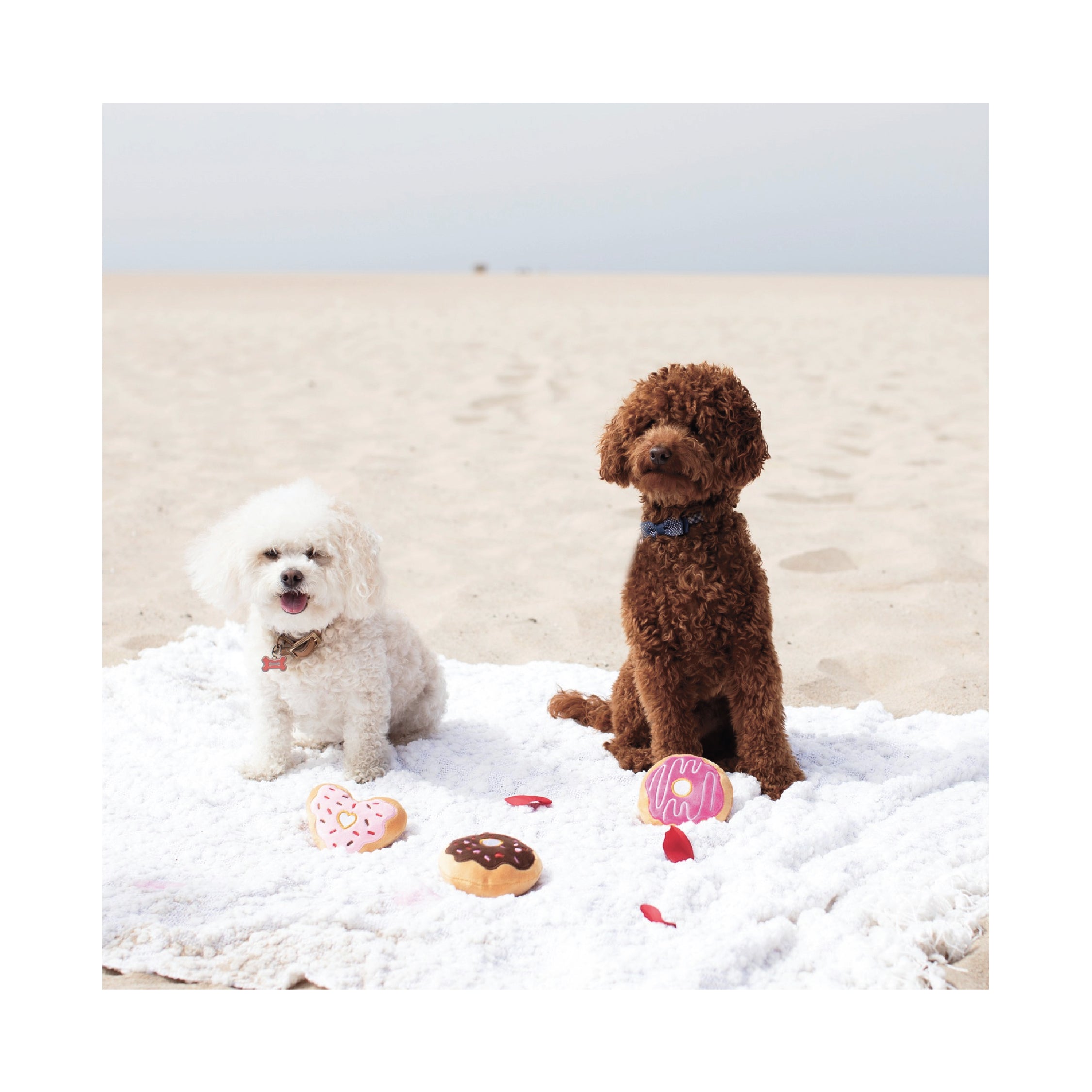 Fringe Studio Donut You Know I Love You Plush Dog Toy