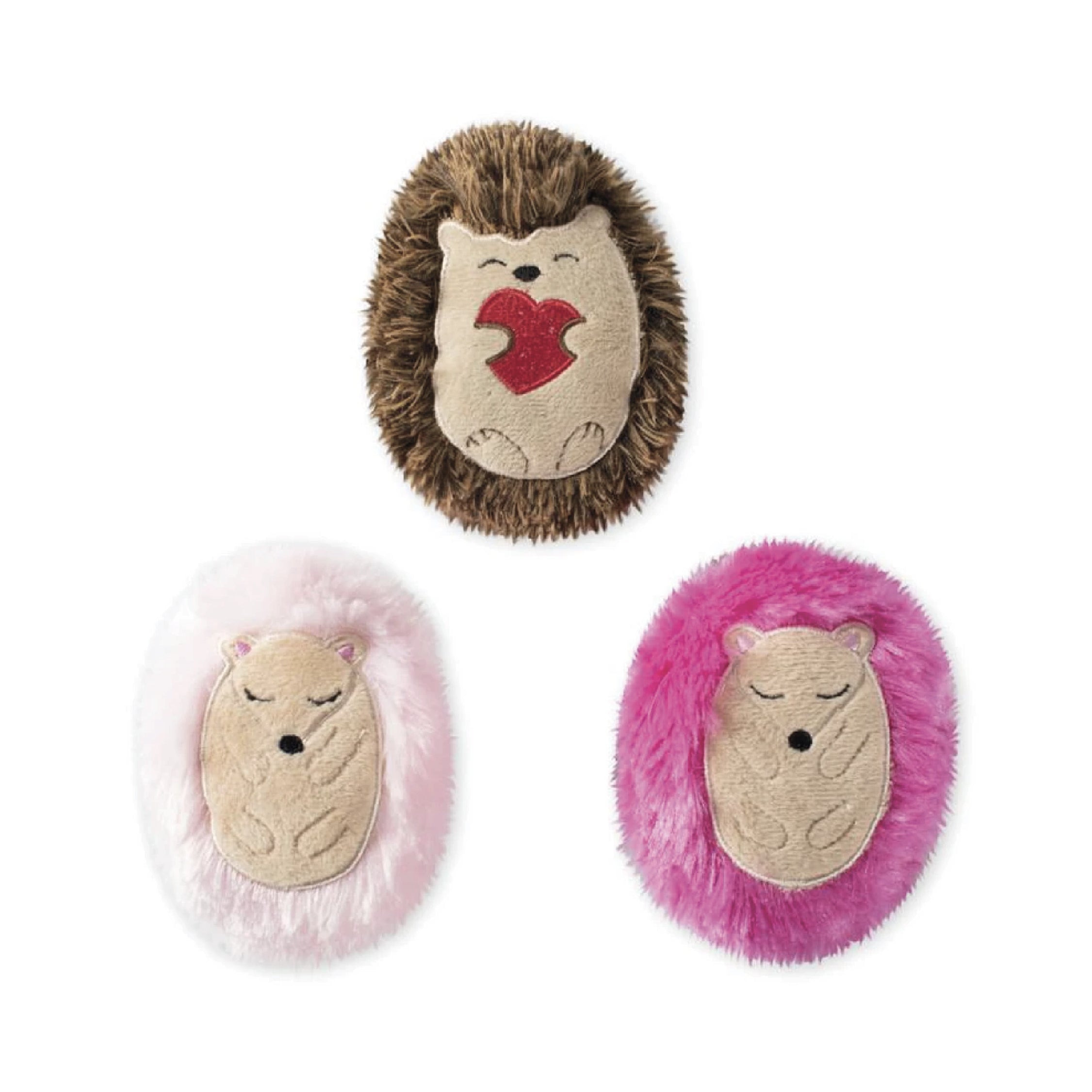 Fringe Studio Mini Hedge Hugs & Kisses Plush Dog Toy