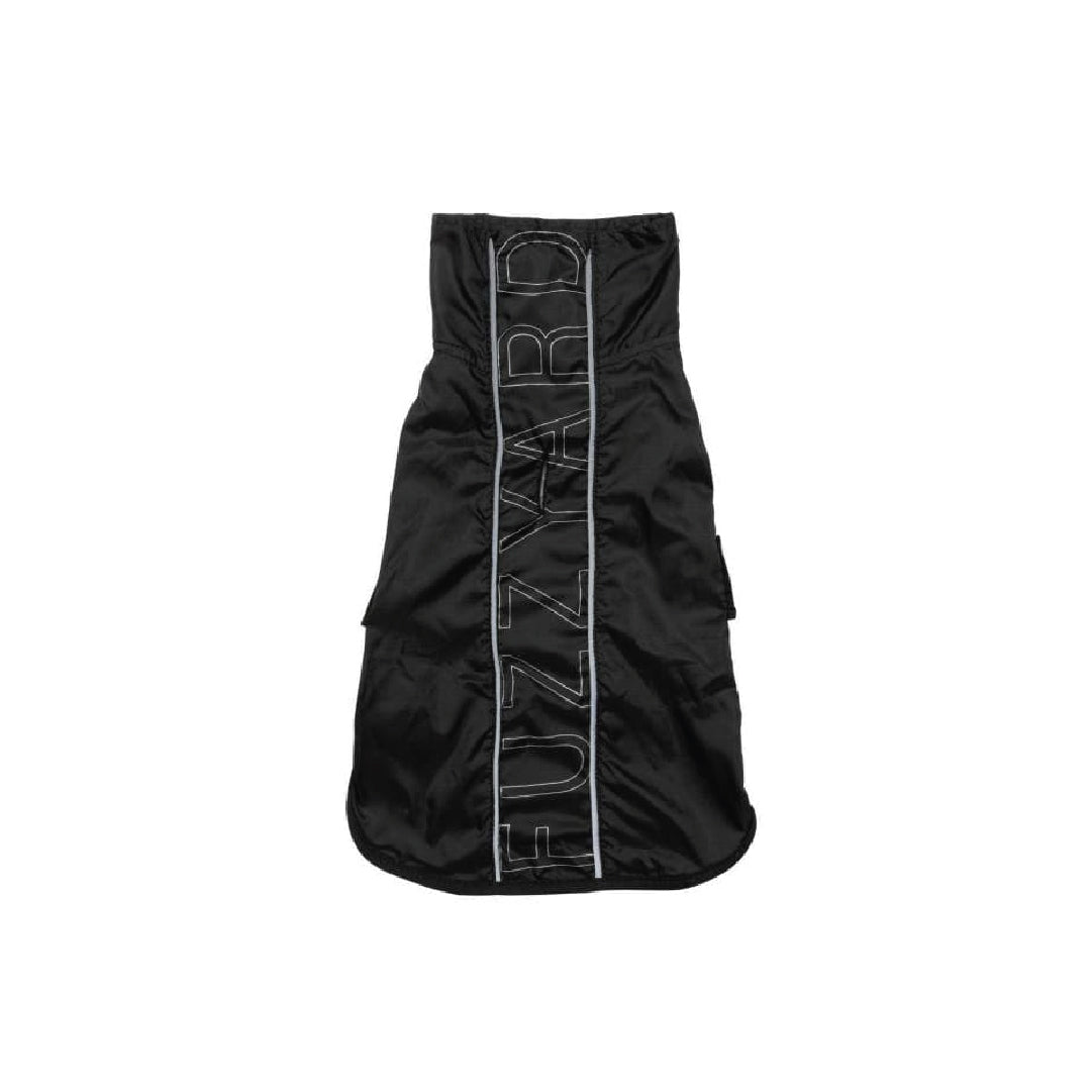 FuzzYard Black Osaka Dog Raincoat