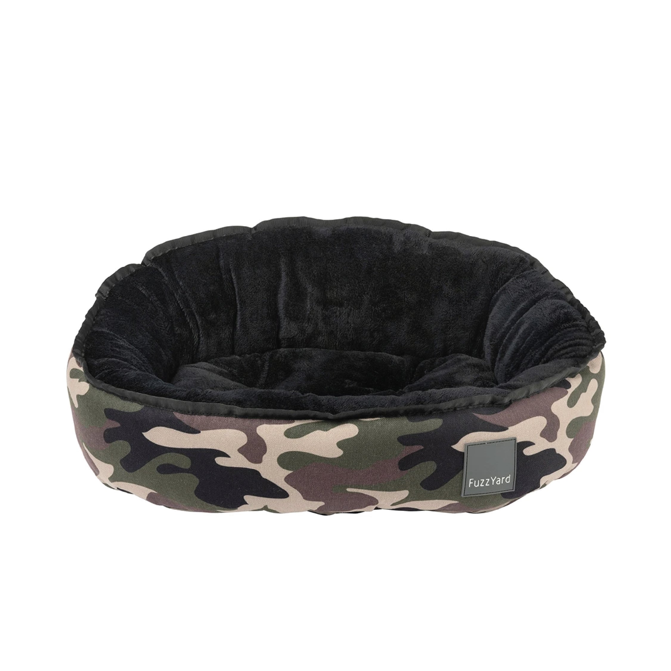 FuzzYard Camo Reversible Dog Bed