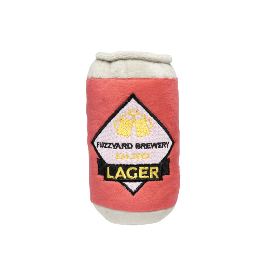FuzzYard Can Of Beer Dog Plush Toy