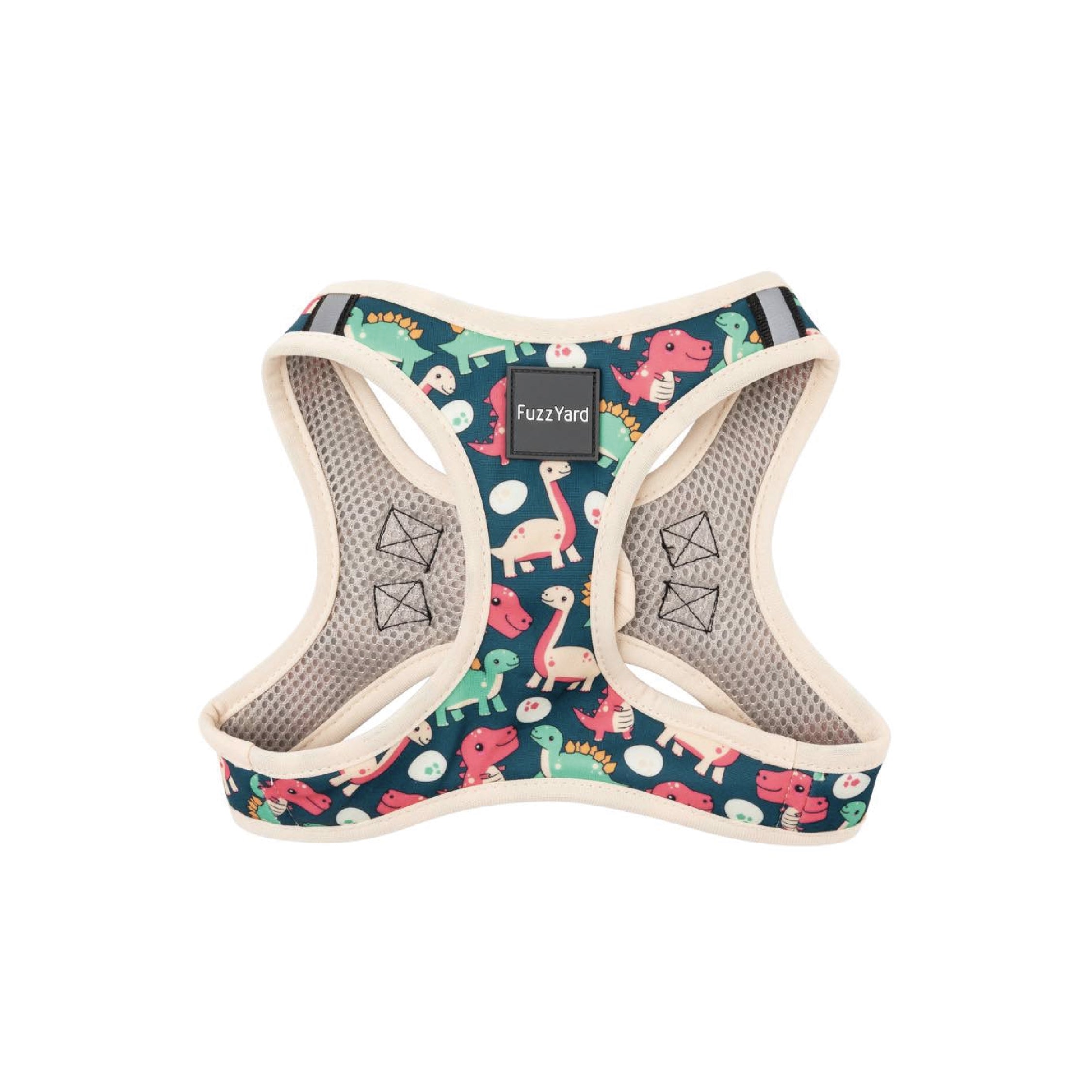 Fuzzyard Dinosaur Land Step-In Dog Harness
