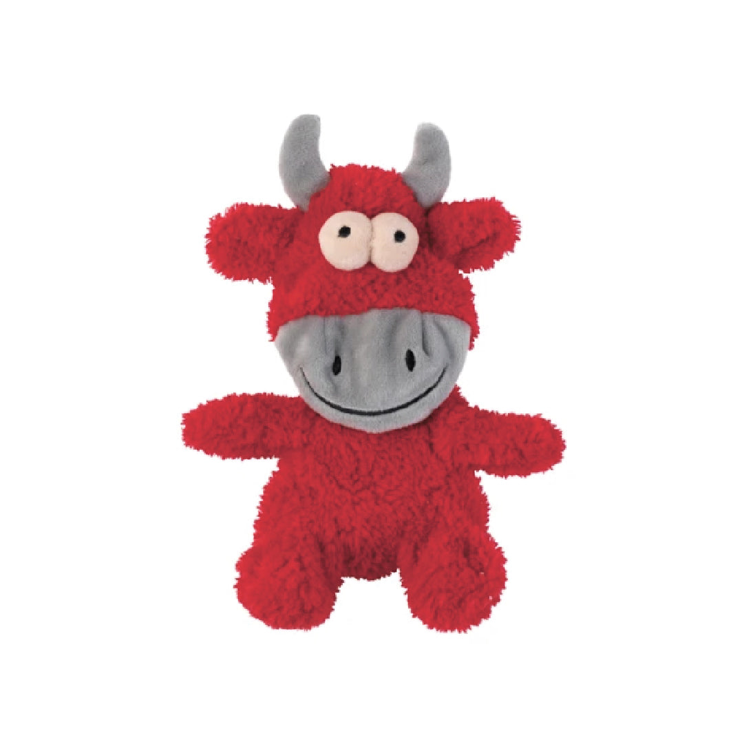 FuzzYard Flat Out Nasties Dog Toy (Jordan The Bull)