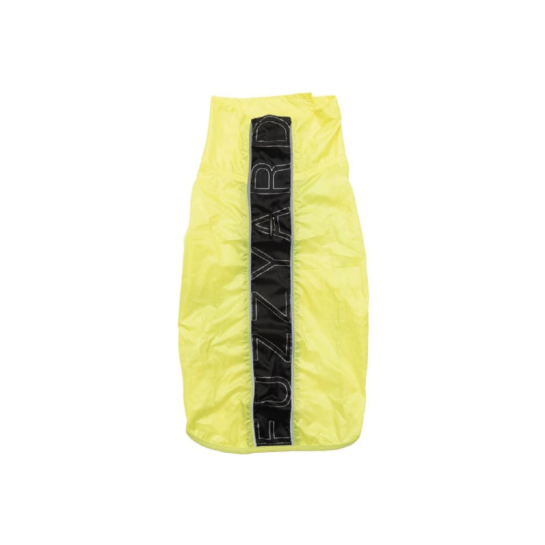 FuzzYard Fluro Yellow Osaka Dog Raincoat