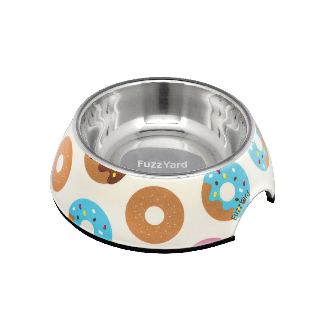 FuzzYard Easy Feeder Bowl (Go Nuts For Donuts)
